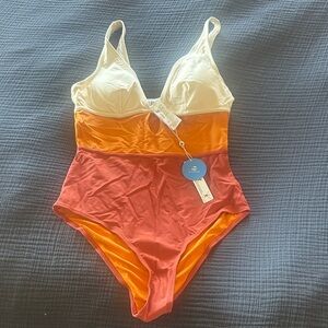 CupShe Color block  One Piece Swimsuit